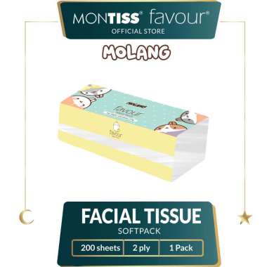 Favour Molang Facial Tissue 200 Sheets