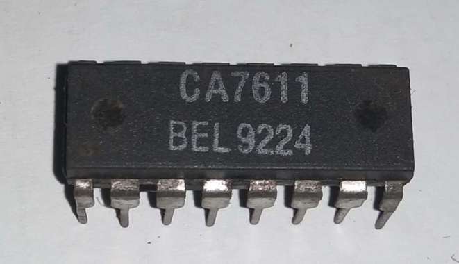 IC CA7611 CA 7611 Video IF Amplifier System - RCA Solid State