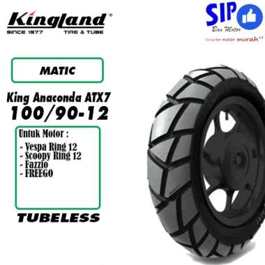 Ban motor matic Kingland King Anaconda ATX 7 100 90 12 tubeless