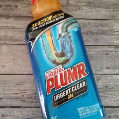 Clorox Liquid Plumr Urgent Clear Declogger Deklogger Saluran Pipa USA