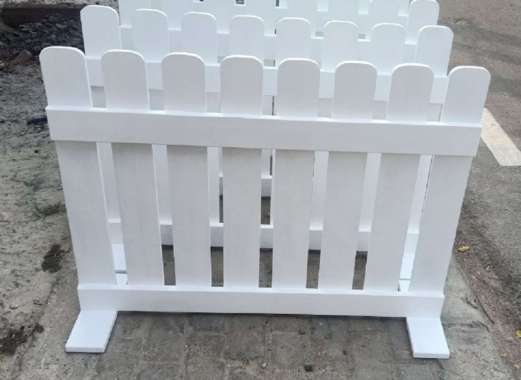 PAGAR HALAMAN, PAGAR TAMAN 100X1,5,100CM DICAT WARNA