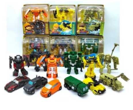 Mainan Mobil Robot Mobil Mobilan Boboiboy Galaxy Transformers Dynabot Putih