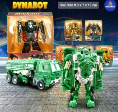 Mainan Mobil Robot Mobil Mobilan Boboiboy Galaxy Transformers Dynabot Hijau