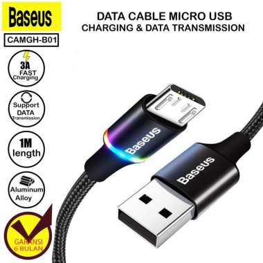 Baseus Kabel Data LED Fast Charging Micro USB