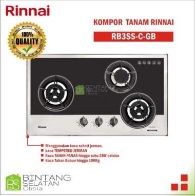 KOMPOR RINNAI TANAM RB3SS -C-GB