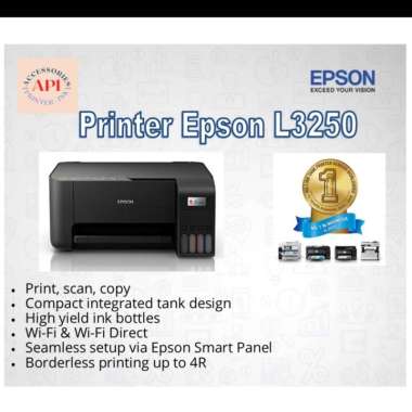 Printer Epson L3250 L 3250 Wifi Print Scan Copy Pengganti Epson L3150 Black