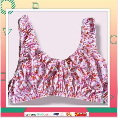 MINISET JUMBO SIZE XXXL BIGSIZE OVERSIZE MUAT SAMPAI LD 140CM BAHAN PREMIUM (BUKAN PERCA) Pink bunga