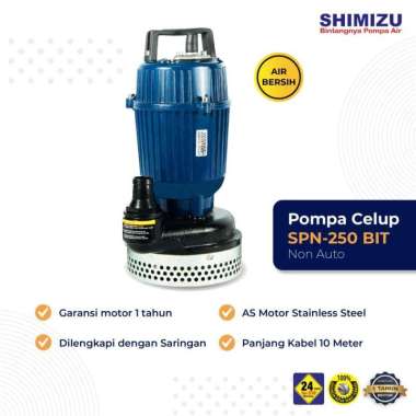 POMPA CELUP SHIMIZU SPN-250BIT / SPN 250 BIT / SPN250BIT
