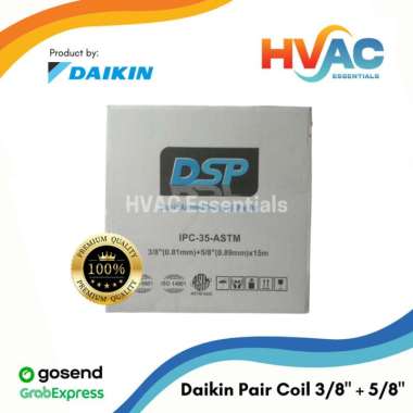 PIPA AC DAIKIN DSP 3/8 X 5/8 (Untuk AC 3 - 5 PK) Per Meter