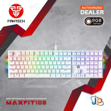 Keyboard Gaming Mechanical Fantech Maxfit108 MK855 Hotswap RGB Hitam | Blue Switch