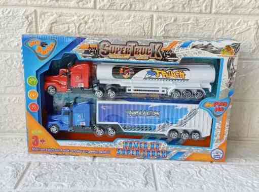 Mainan Cowok Mobil Kontainer Super TRUCK OCT 6040/Mainan Anak Anak