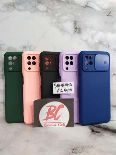 Untuk Samsung A11/M11, Untuk Samsung A12/M12 Case Slide Kamera Softcase Sliding A11/M11 - HIJAU-RAND
