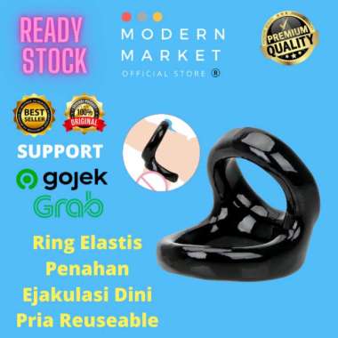 Ring Silikon Elastis Penahan Ejakulasi Pria Reuseable - Alat Kesehatan