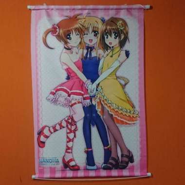 Nanoha, Fate, Hayate B2 Tapestry - Mahou Shoujo Lyrical Nanoha