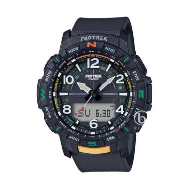 CASIO PROTREK PRT50B Quad Sensor Bluetooth Mobile Link Jam Tangan Pria Black