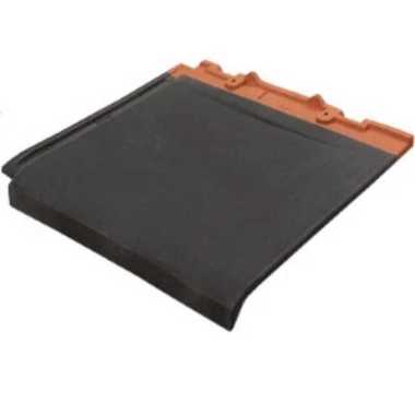 GENTENG KERAMIK KANMURI FULL FLAT MEDI GREY HITAM DOP KW2