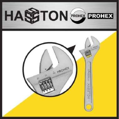 KUNCI INGGRIS/ADJUSTABLE WRENCH 8" PROHEX