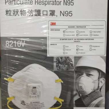 MASKER WAJAH 3M KN95 8210V
