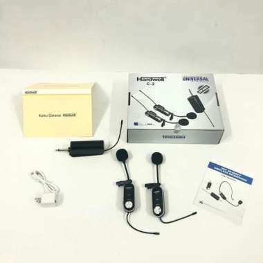 Mic Wireless Hardwell C-2 C2 C 2 Original Clipon Jepit