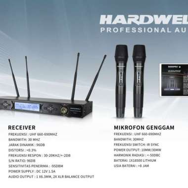 Mic Wireless Hardwell Force1 Original Hardwell