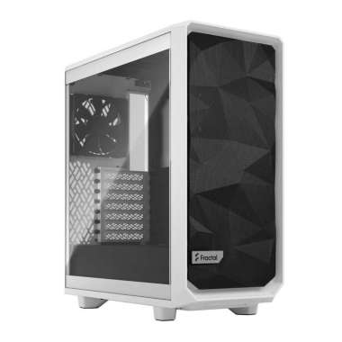 Fractal Design Meshify 2 Compact ATX Gaming Case White TG Clear Tint