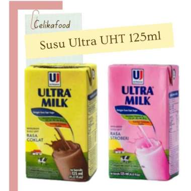 Susu Ultra UHT 125ml Milk Sapi - Coklat Coklat