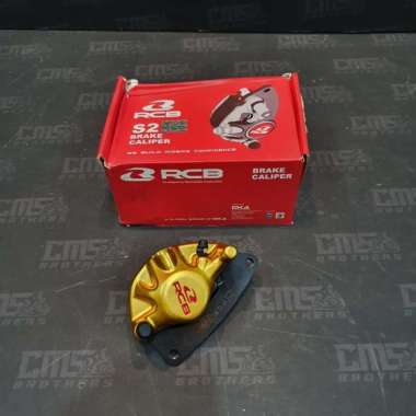 Kaliper Depan RCB Racing Boy S2 Series Wave 110 Supra Gold