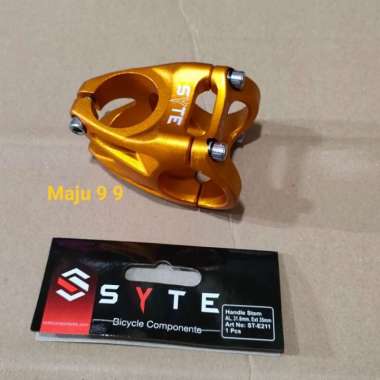 Stem Sepeda Oversize 28.6Mm / 31.8Mm Syte Handle Stem Mtb Alloy Gold