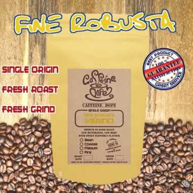 Kopi Robusta Kerinci 200 Gr -Fine Robusta- Bean/Biji & Ground/Bubuk - Medium Medium - Sedang