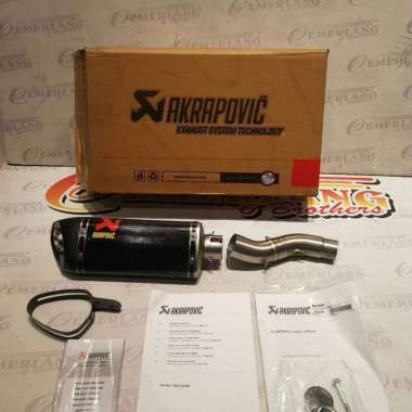 Knalpot SlipON Akrapovic Carbon Honda CBR250RR Original Slovenia