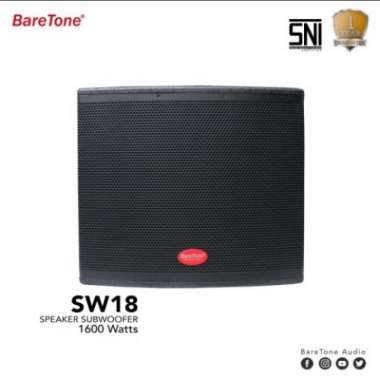SUBWOOFER BARETONE SW 18 1600 WATT 18 INCH ORIGINAL PER UNIT