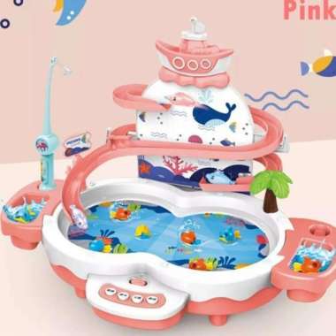 MAINAN EDUKASI ANAK FISHING HERO MAINAN PANCING IKAN ELEKTRIK 3 in 1