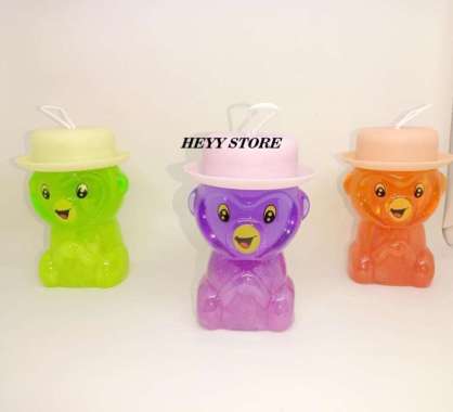 MAINAN SLIME BENTUK BONEKA BERUANG MAINAN ANAK PEREMPUAN MAINAN ANAK