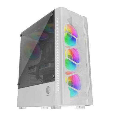 Cube Gaming Byron White ATX Gaming Case Hanya Case Saja