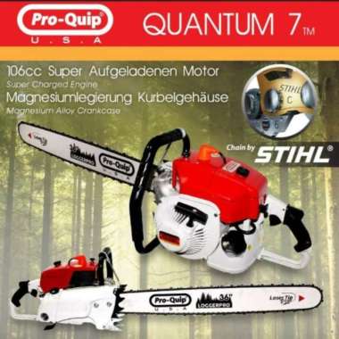 Mesin Potong Kayu Chainsaw PRO QUIP Quantum 7 Complete Bar 36 inchi