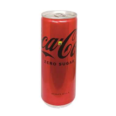 Coca Cola, Sprite, Fanta, A&W - Soft Drink - KALENG KECIL 250ml COLA ZERO