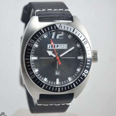 JEEP JPS50202 - Jam Tangan Pria Kulit Original - Black