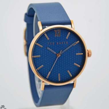 TED BAKER BKPPGS004UO - Jam Tangan Pria Kulit Original - Blue