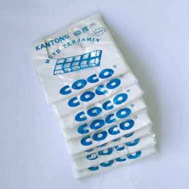 Coco Kantong Kresek Putih Susu [Ukuran 24/28/35 cm] putih susu