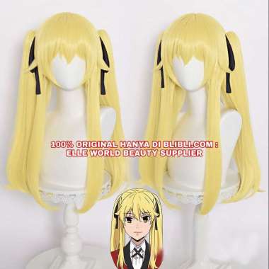 WIG MARY SAOTOME KAKEGURUI ANIME COSPLAY WIG MEARI SAOTOME KAKEGURUI FULL WIG CEWE CEWEK WANITA PANJ