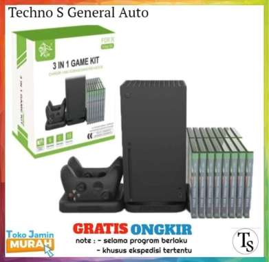 KJH Multifunctional Storage Stand Controller Disc Kaset For Xbox Series X