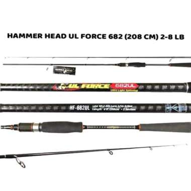 Joran Tongkat pancing hammer head UL FORCE joran pancing hf682