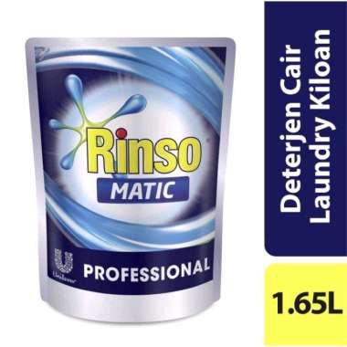 Rinso Matic Professional Cair 1.65 Liter Biru