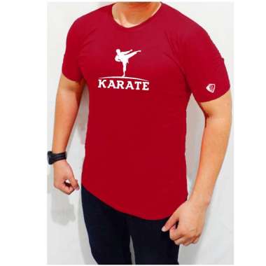 Baju Kaos Karate Bodyfit XL