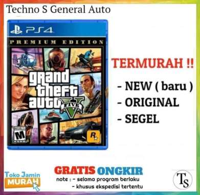 PS4 GTA V Reg 3 - PS 4 Grand Theft Auto V - GTA 5 PS 4 Original Baru reg 2 premium