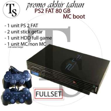 Sony PS2 hardisk 80GB - PS 2 HDD 80 GB Promo murah Lengkap plus memory
