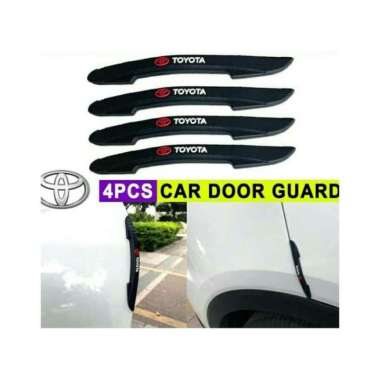 Door Guard Pelindung Pintu Mobil Logo Toyota Grand New Avanza Black