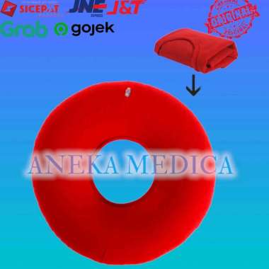 bantal duduk wind ring with pump cocok untuk wasir ambien merah