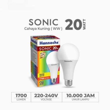 Lampu LED Hannochs SONIC 20 Watt - Cahaya Kuning