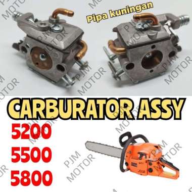 Carburator Karburator Mesin Chainsaw sinso 5200 5500 5800